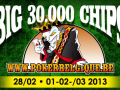 PokerBelgique étoffe sa dotation pour le Big 30.000 chips